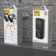 Dudao K15Max powerbank 30.000mAh met USB-C en Lightning kabel - 22,5W PD+QC - Zwart