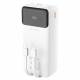 Dudao K15Max powerbank 30.000mAh met USB-C en Lightning kabel - 22,5W PD+QC - Zwart