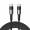 Tech-Protect UltraBoost Evo geweven USB-C kabel 100W PD oplaadkabel - Zwart - 3m