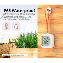  Sonoff Zigbee LCD temperatuur- en vochtigheidssensor (SNZB-02D)