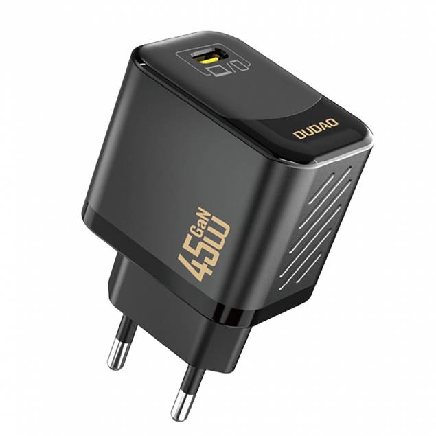 Dudao 65W GaN 4-poorts PD oplader - 2x USB-C / 2x USB - Wit