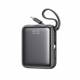 Joyroom powerbank met Lightning en USB-C kabels - 10.000mAh - 30W PD - Zwart