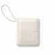 Joyroom mini powerbank met USB-C en Lightningkabel - 10.000mAh - 22.5W PD - Wit