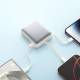 Joyroom mini powerbank met USB-C en Lightningkabel - 10.000mAh - 22.5W PD - Wit
