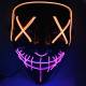 Halloween LED masker - 2-kleurig - Oranje/Paarse