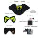 Halloween, carnaval en feest LED masker - stemgeluid geactiveerd - Geel/Groen