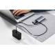 Baseus USB-C 6-in-1 hub: 2xUSB, 2xUSB-C 100W PD, HDMI en RJ45 en On/Off-knop voor scherm