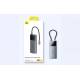 Baseus USB-C 6-in-1 hub: 2xUSB, 2xUSB-C 100W PD, HDMI en RJ45 en On/Off-knop voor scherm