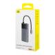Baseus USB-C 6-in-1 hub: 2xUSB, 2xUSB-C 100W PD, HDMI en RJ45 en On/Off-knop voor scherm
