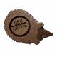 Egel geocache houder met ruimte voor logrol - 10cm - 3D geprint