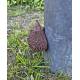 Egel geocache houder met ruimte voor logrol - 10cm - 3D geprint