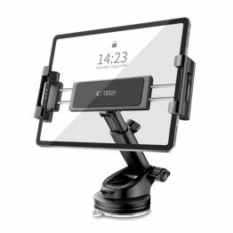 Verstelbare iPad/tablethouder voor de auto met zuignap en telescopische arm - 7-13"