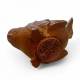 Vogel geocache houder met ruimte voor bison - 11cm - 3D geprint - Bruin