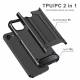 Extra beschermende iPhone 16e Hybrid Armor hoes - Zwart