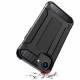 Extra beschermende iPhone 16e Hybrid Armor hoes - Zwart