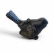 Vogel geocache houder met ruimte voor bison - 11cm - 3D geprint - Zwart