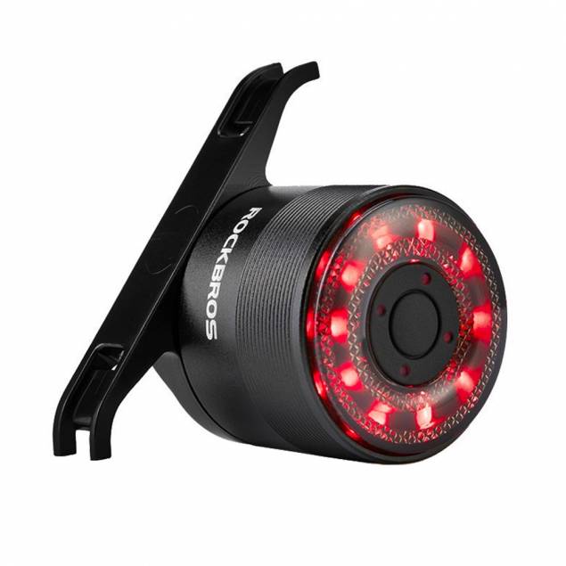 Oplaadbare waterdichte lichtgewicht fietsachterlamp voor zadel of zadelpen Oplaadbare waterdichte lichtgewicht fietsachterlamp voor zadel of zadelpen