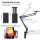 Puluz iPhone/iPad houder voor tafel en bed - 4"-11"
