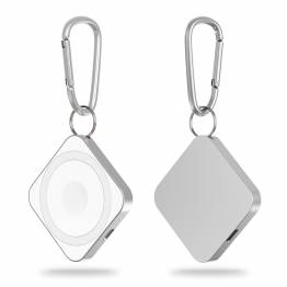  Pocket-size 3-i-1 Qi draadloze oplader - zilver