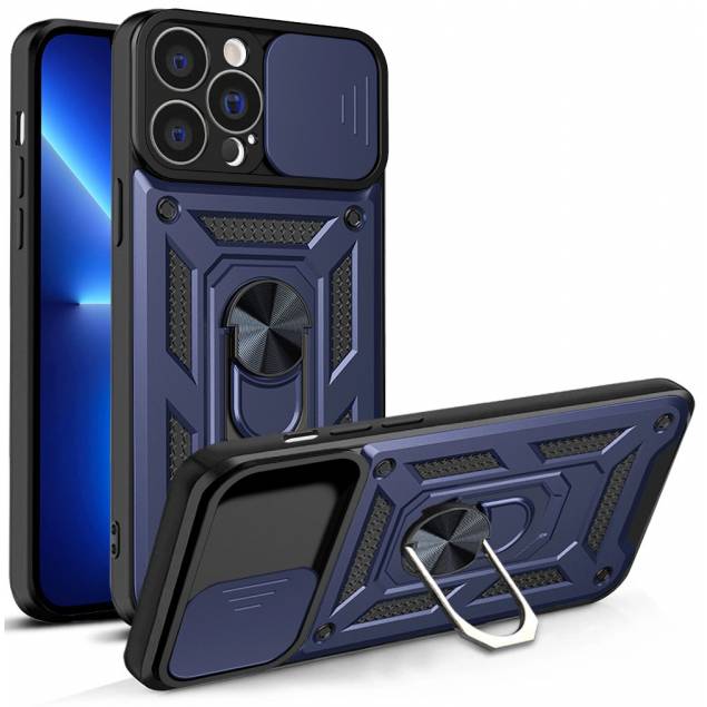 Hybrid Armor Camshield cover til iPhone 13 Pro Hybrid Armor Camshield cover til iPhone 13 Pro