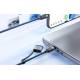 2-in-1 USB-C naar USB-C en Magsafe 3 PD snelladen geweven kabel - 140W - 2m