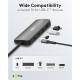 Goobay slank 4-i-1 USB-C hub met 4x USB-C 3.2 voor data - 10 Gbit/s