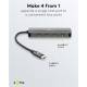 Goobay slank 4-i-1 USB-C hub met 4x USB-C 3.2 voor data - 10 Gbit/s