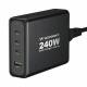 Wozinsky 65W GaN PD oplader m 2x USB-C en 1x USB-A poorten