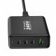 Wozinsky 65W GaN PD oplader m 2x USB-C en 1x USB-A poorten