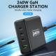 Wozinsky 65W GaN PD oplader m 2x USB-C en 1x USB-A poorten