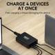 Wozinsky 65W GaN PD oplader m 2x USB-C en 1x USB-A poorten