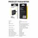 Wozinsky 65W GaN PD oplader m 2x USB-C en 1x USB-A poorten