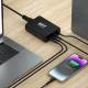 Wozinsky 65W GaN PD oplader m 2x USB-C en 1x USB-A poorten