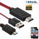 Micro USB naar HDMI kabel 1m