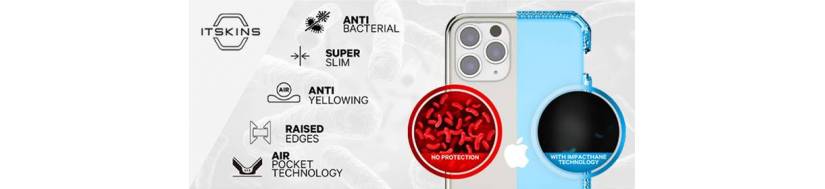 Antibacteriële hoesjes voor iPhones en andere smartphones